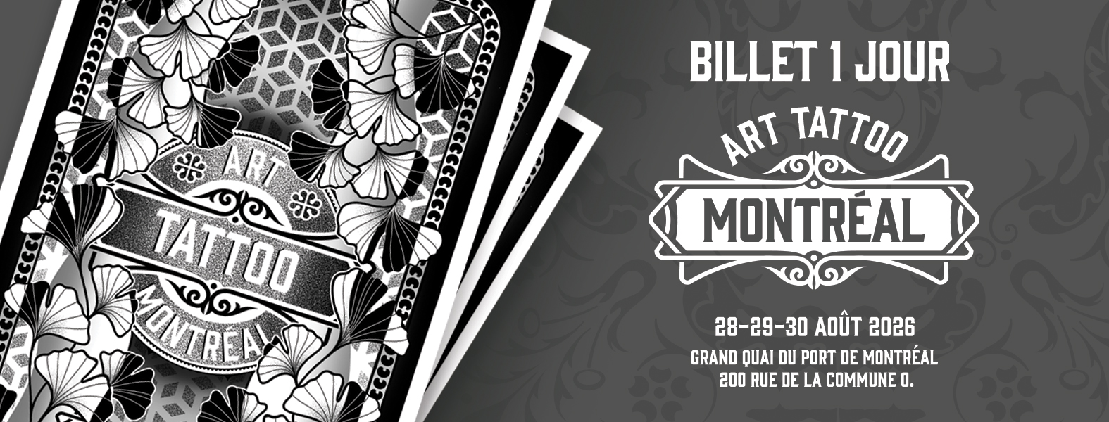 Billet 1 jour Art Tattoo Montreal 2026